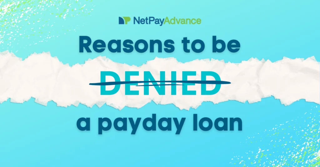 Reasons to be denied a payday loan
