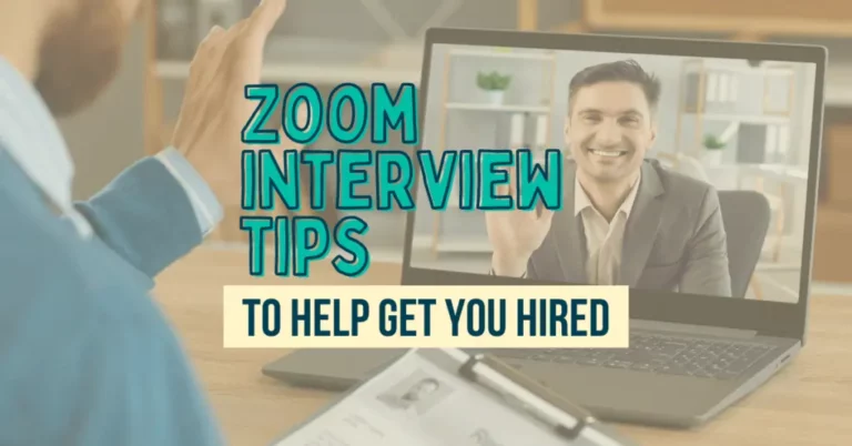 Zoom Interview Tips To help get you hired blog image