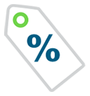 Percentage price tag