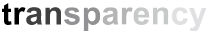 text that reads transparency