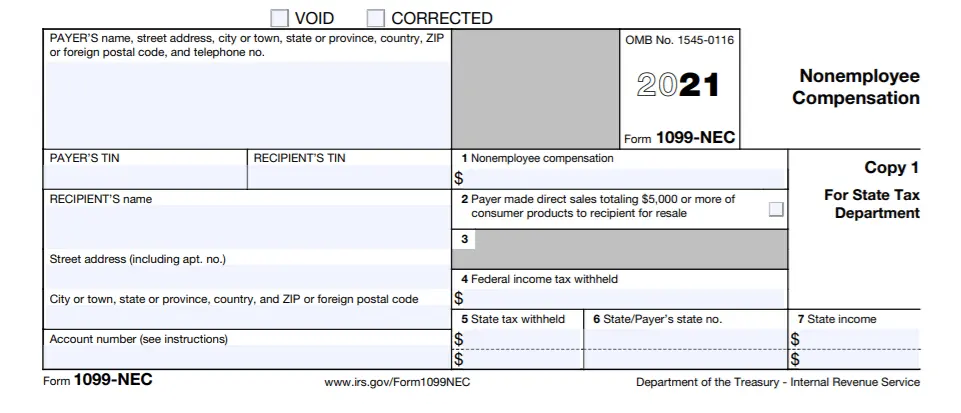 1099-NEC Form