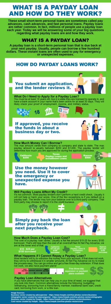 Payday loan infographic