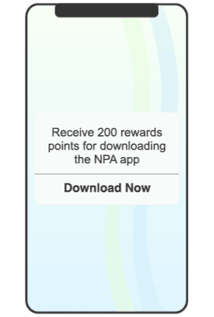 Animated gif of a download now popup notification pulsing from a smart phone
