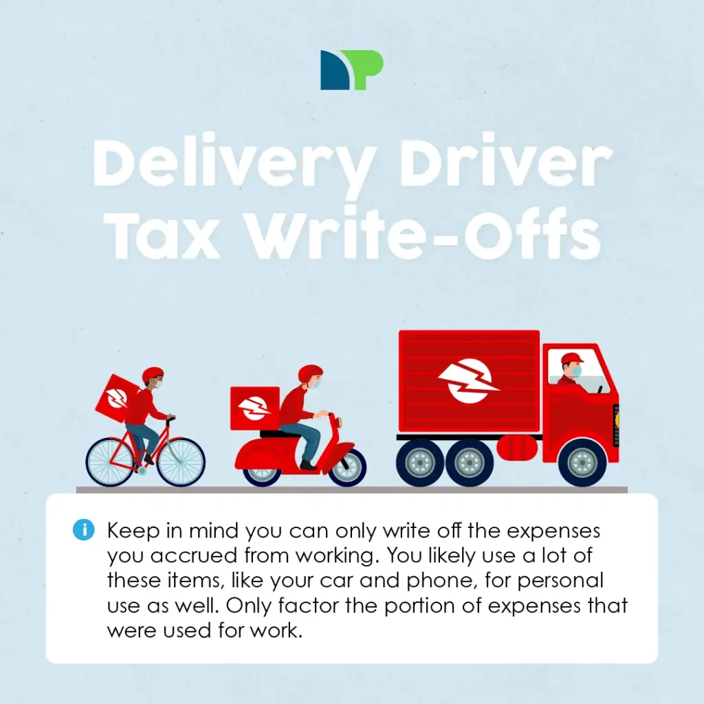 delivery driver tax write-offs