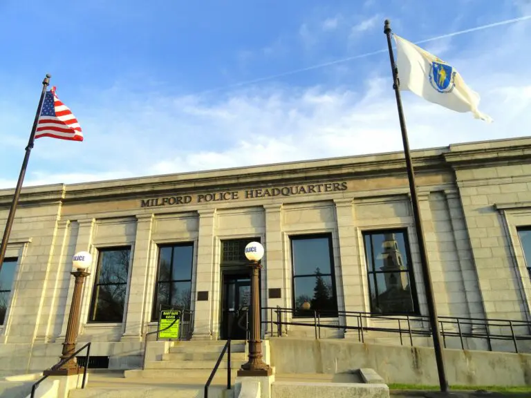 Exterior of Milford police headquarters