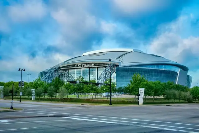 AT&T Stadium on a sunny day