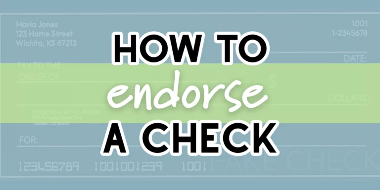 How to Endorse a Check Thumbnail