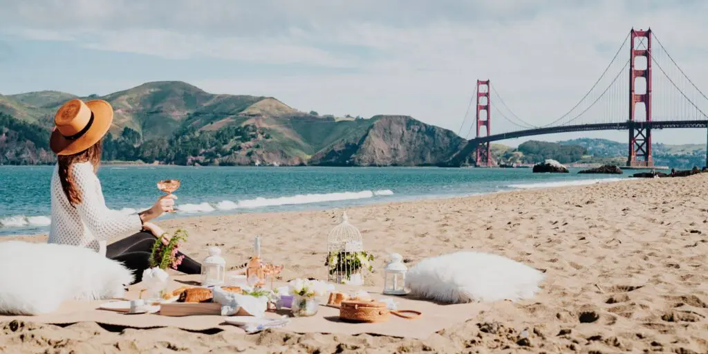 Beach picnic