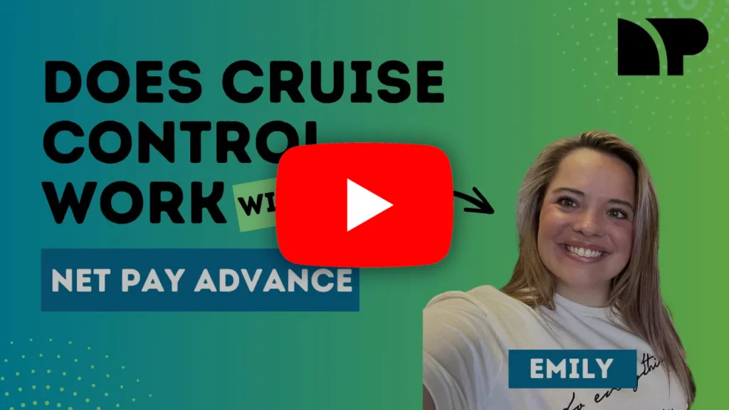 Does cruise control work with net pay advance video thumbnail