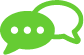 Green chat bubble icons