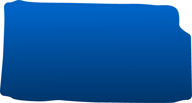 Shape of Kansas colored blue