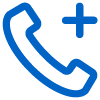 blue phone icon