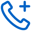 blue phone icon