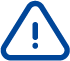 blue warning icon
