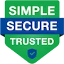simple, secure, and trusted badge