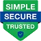simple, secure, and trusted badge